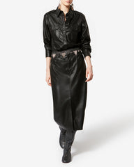 CHEMISE NOEE FAÇON CUIR