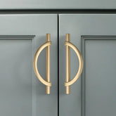 10 Pack Brushed Gold Cabinet Pulls 5 Inch(128MM) Hole Centers Kitchen Cabinet Handles Hardware Kitchen Handles for Cabinets Cupboard Handles Drawer Pulls