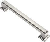 10 Pack Brushed Satin Nickel Cabinet Pulls, 5 Inch(128mm) Hole Center Cabinet Handles Kitchen Pulls for Cabinets and Drawer AL3071SN