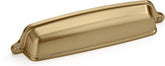 10 Pack 5 inch(128 mm) Drawer Pulls Champagne Bronze Cabinet Cup Pulls Cabinet Hardware Brushed Gold Kitchen Cabinet