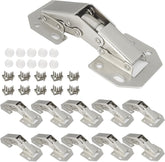 10-Pack Hidden Hinges Doors Frameless Cabinet Hinges Concealed Surface Mount Cabinet Hinges