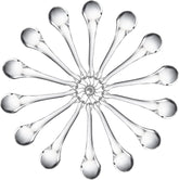 10 Pcs Crystal Teardrop Prism Suncatcher Christmas Tree Hanging Decor - Clear Crystal Teardrop Prism Suncatcher
