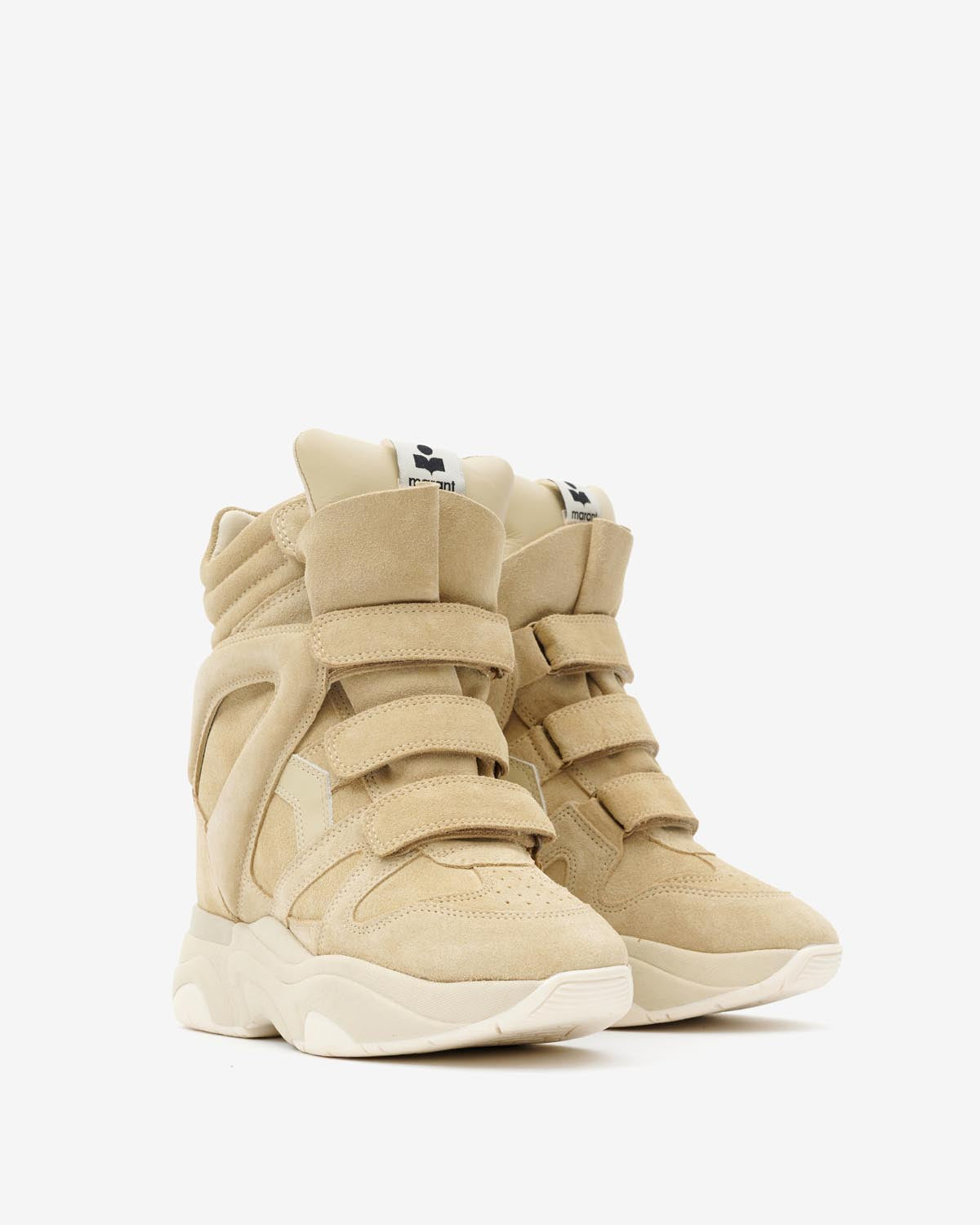 baskets en cuir velours balskee
