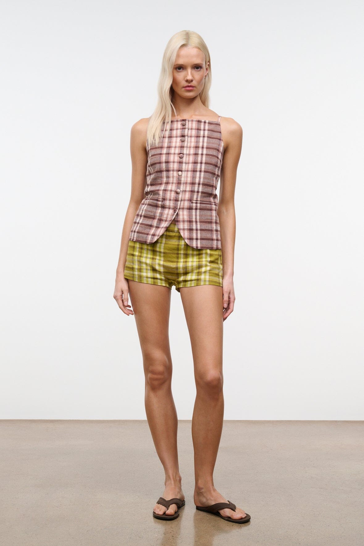 UNA TOP | TUSCANY PLAID