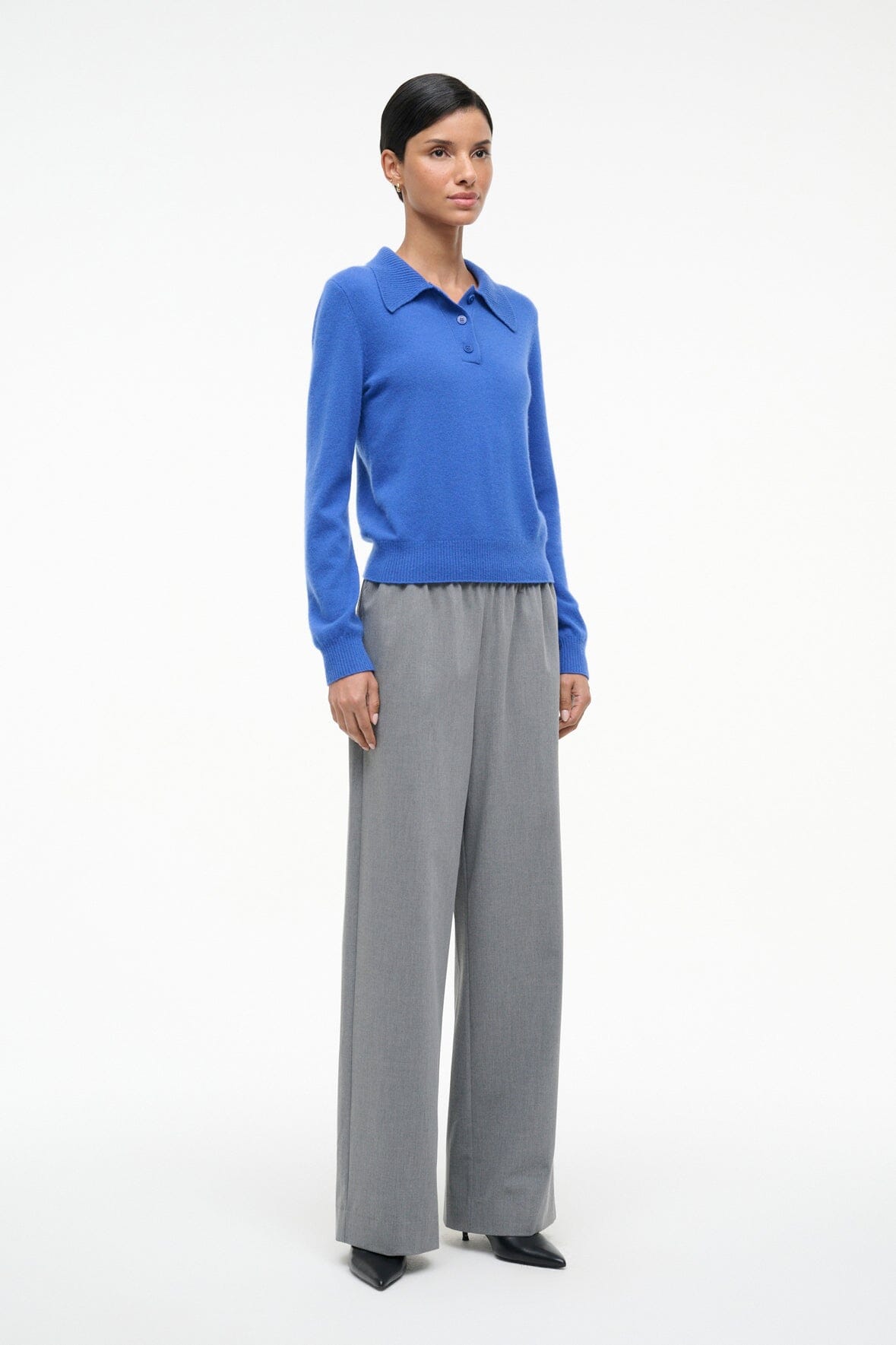 GEMMA CASHMERE SWEATER | SAPPHIRE