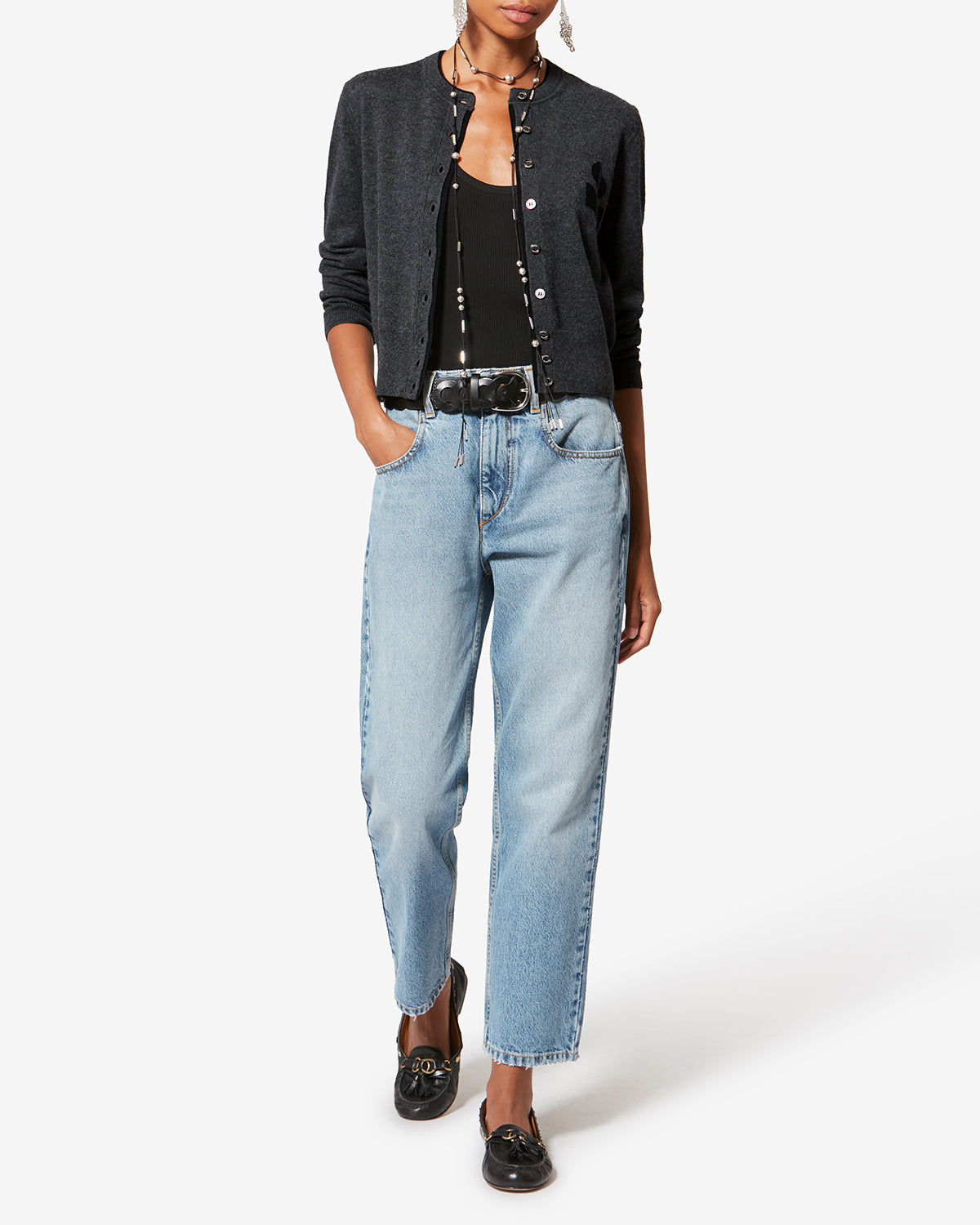CARDIGAN LOGO LONA