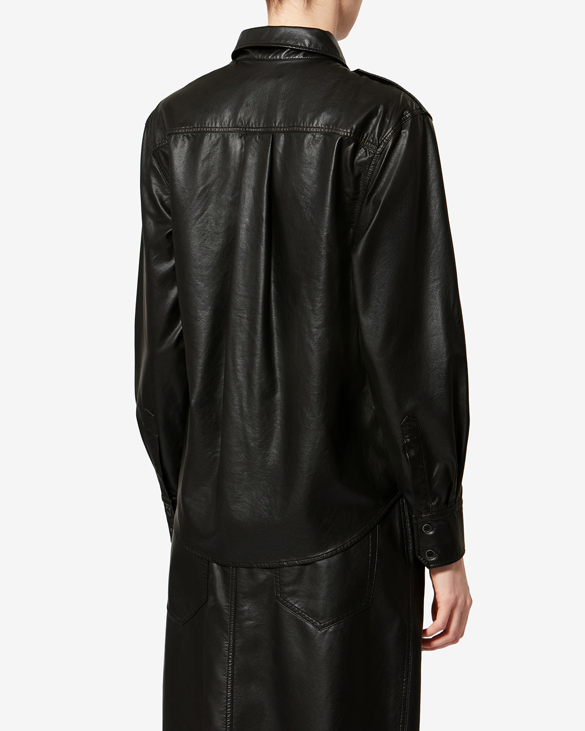 CHEMISE NOEE FAÇON CUIR
