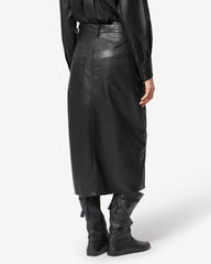 JUPE NILAURIA EFFET CUIR