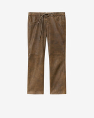 PANTALON VANEL EN CUIR D'AGNEAU
