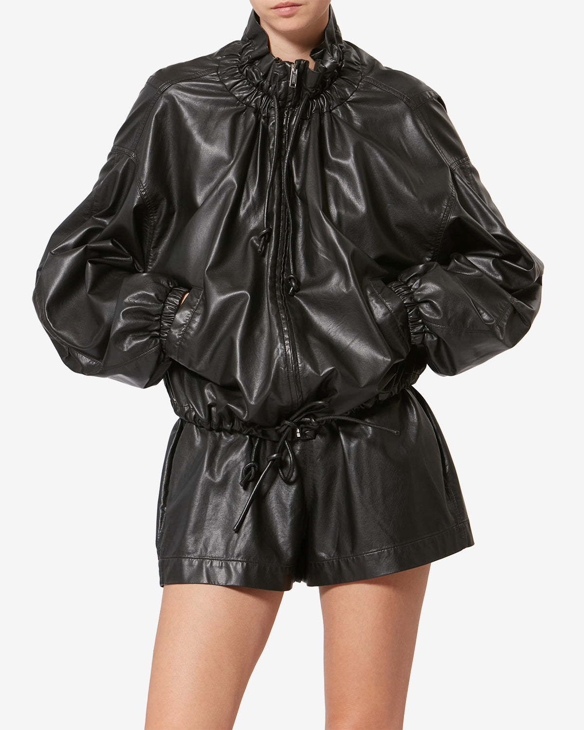 VESTE NEELA FAÇON CUIR